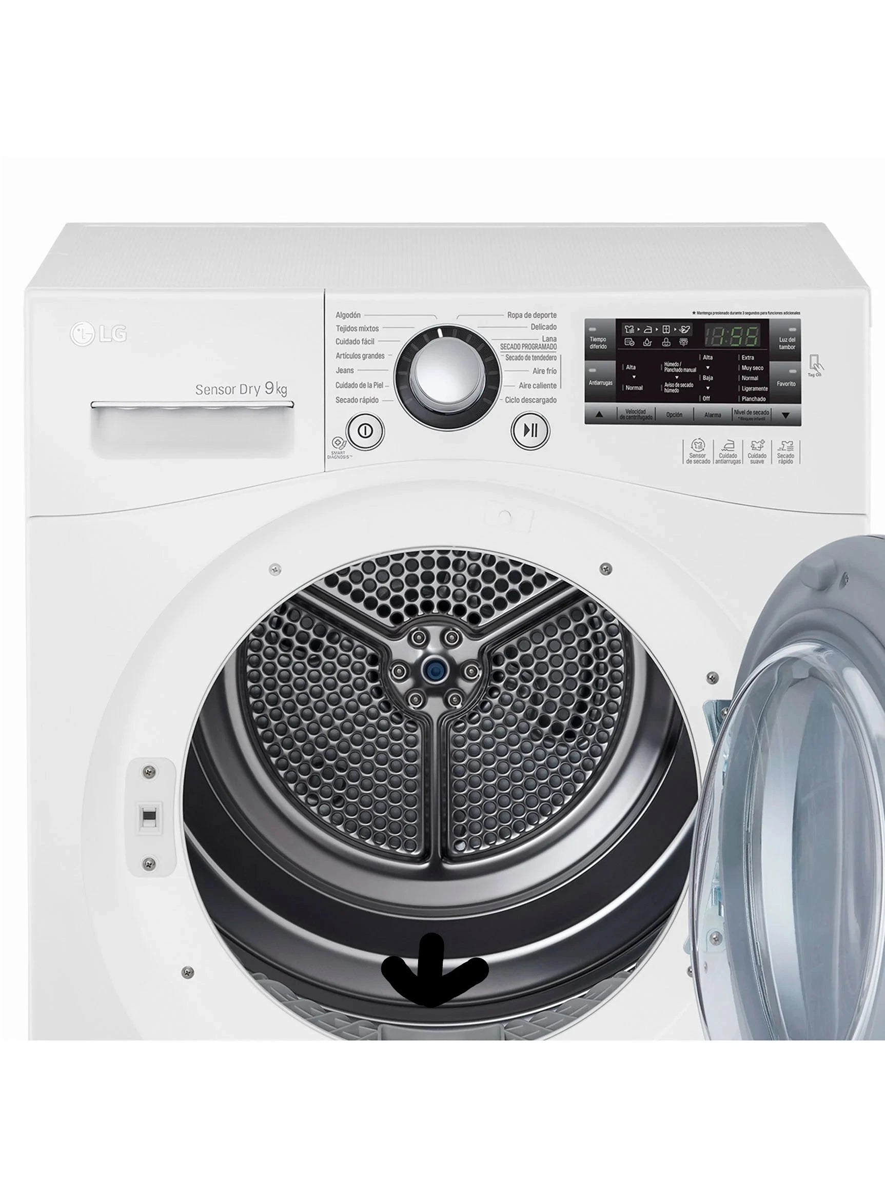 Filtro de pelusa secadora de condensado LG original