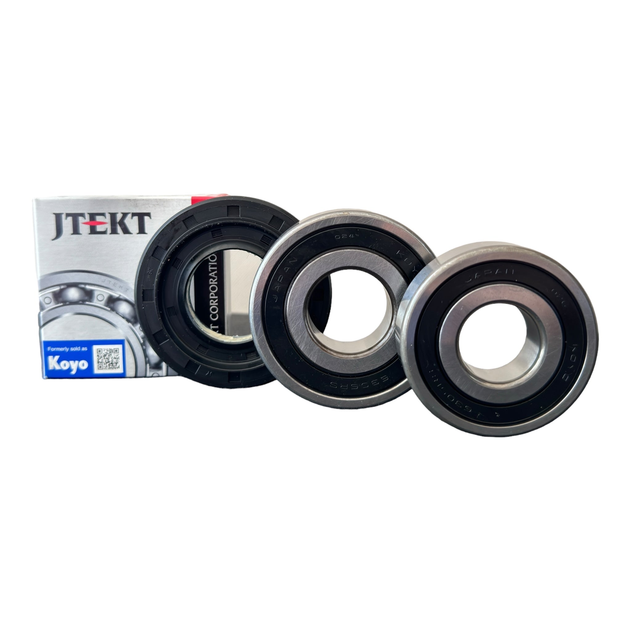 Kit de Rodamientos KOYO con Reten LG Original (6305-6306) 37X76/ 9,5X12