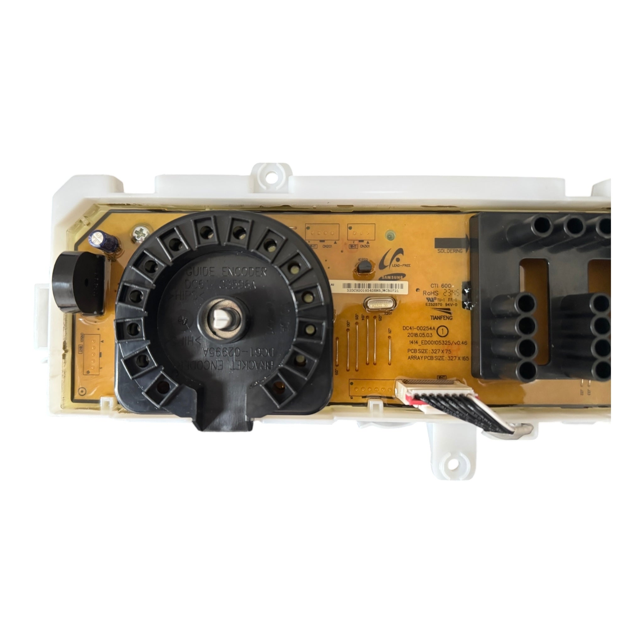 Panel de control lavadora frontal Samsung
