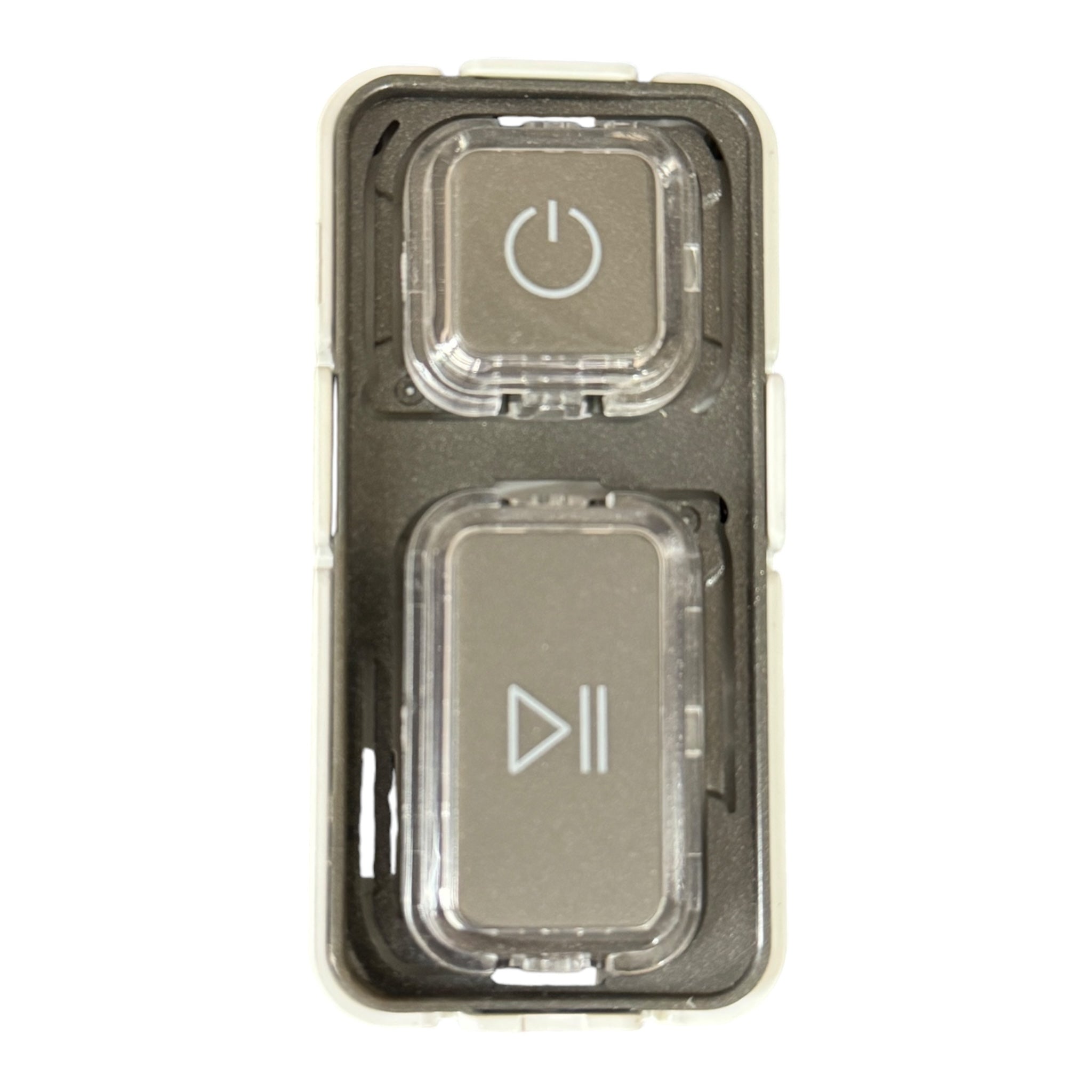 Botones de encendido y Play para lavadora frontal Samsung color gris