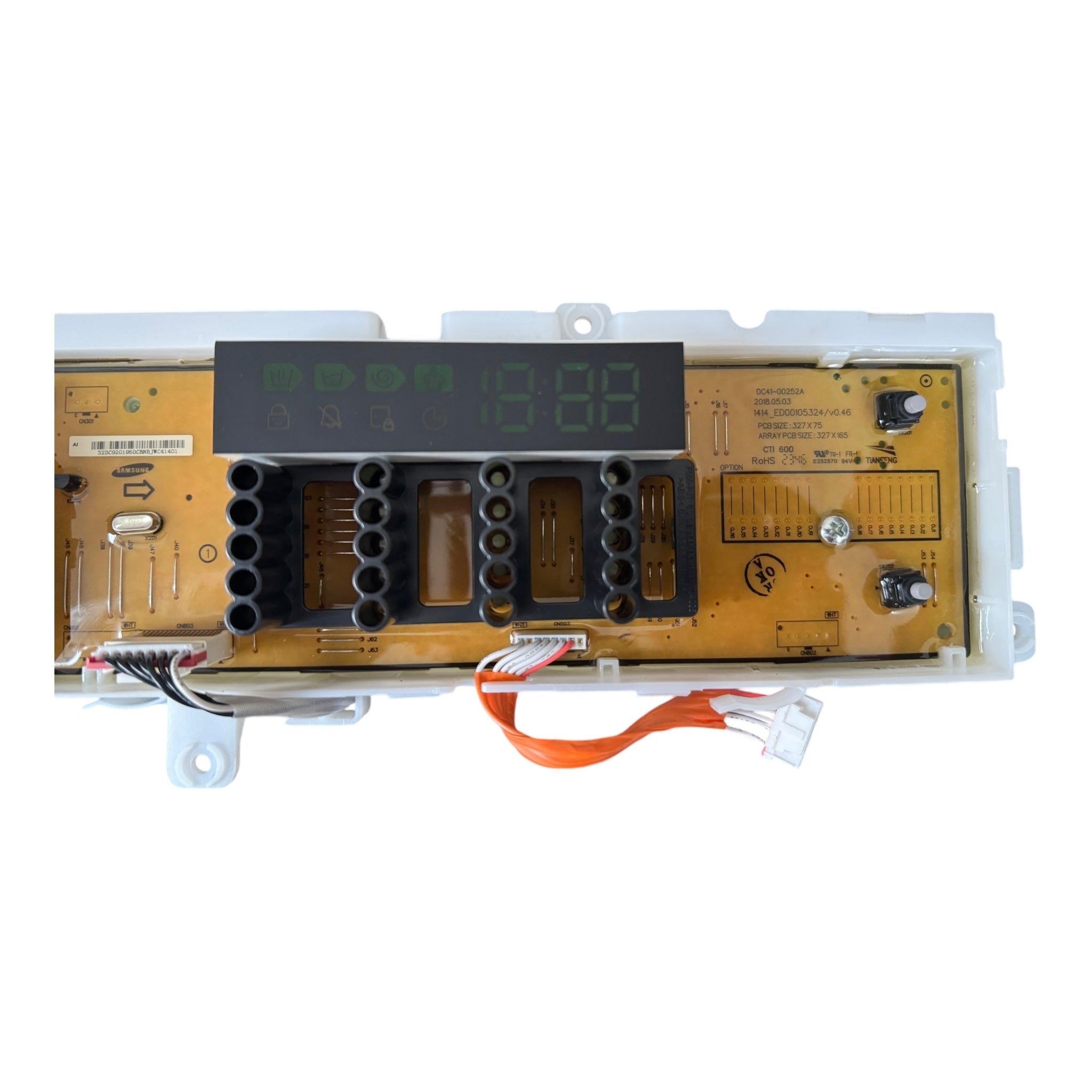 Panel de control lavadora frontal Samsung